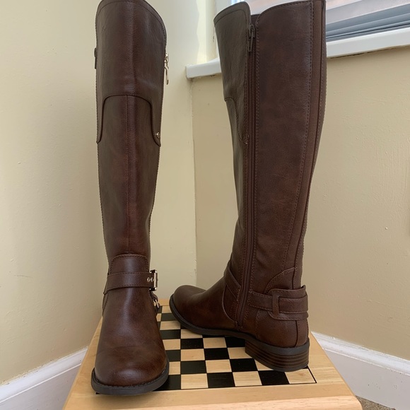 guess brown boots